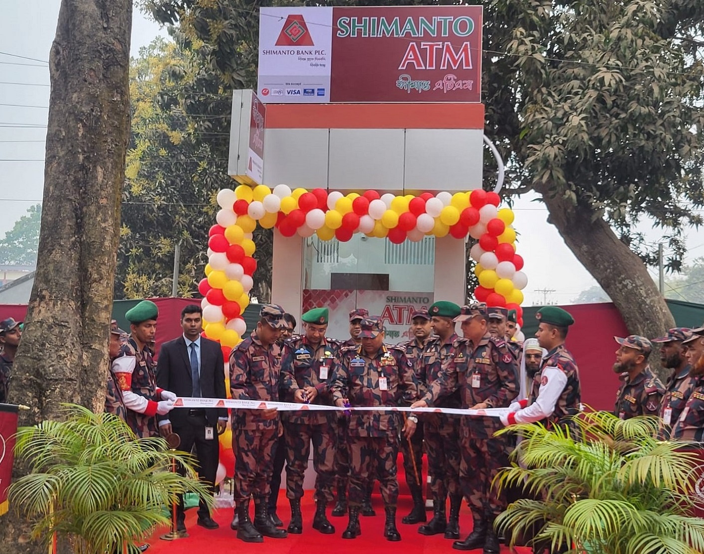 Shimanto Bank inaugurated ATM Booth at 47 BGB Battalion, Mirpur, Kushtia