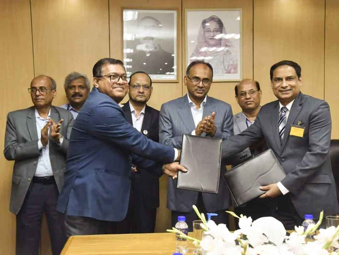 Agreement signing ceremony with Bangladesh Bank